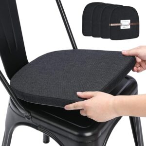 BUYUE Friendly Woven Fabric 14x14 Magnetic Cushions for Metal Chair Set of 4