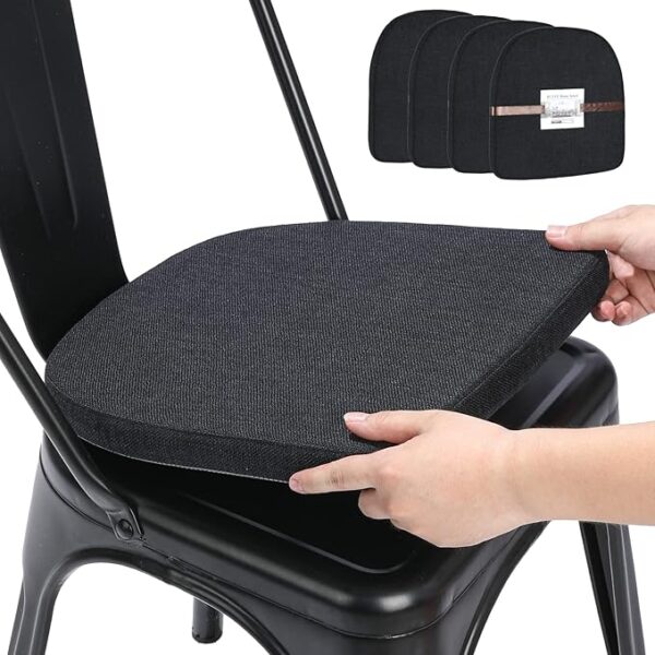 BUYUE Friendly Woven Fabric 14x14 Magnetic Cushions for Metal Chair Set of 4