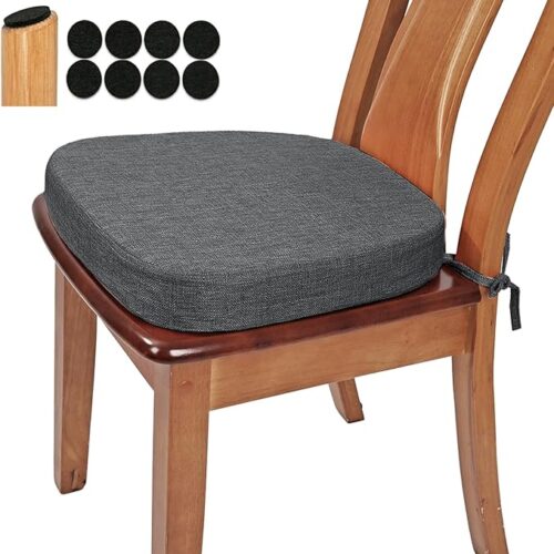 BUYUE Thickened 2.5" Friendly Woven Fabric Dining Chair Cushion